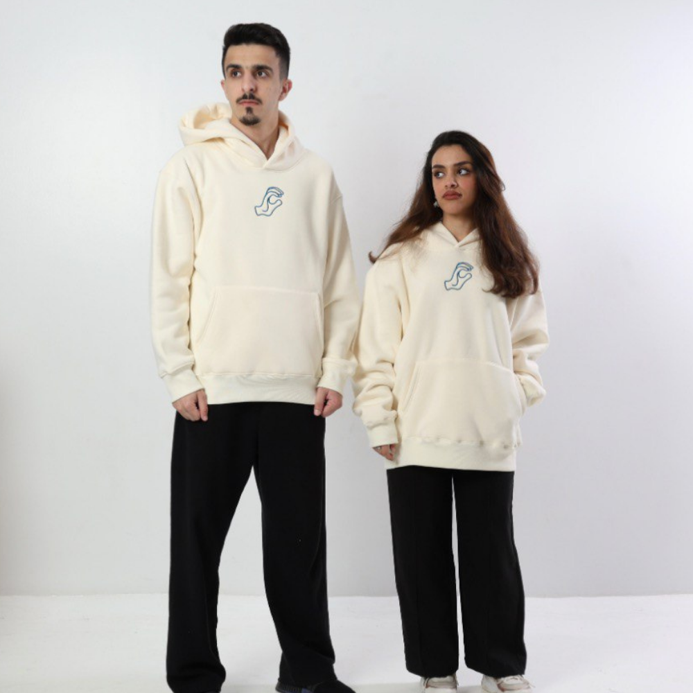 Couples Hoodie - Hand Love | Comfortable & All Season Wear